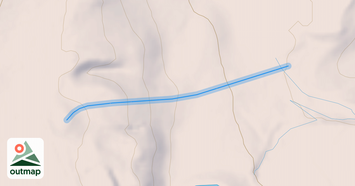 Map of Upper Ridge Run