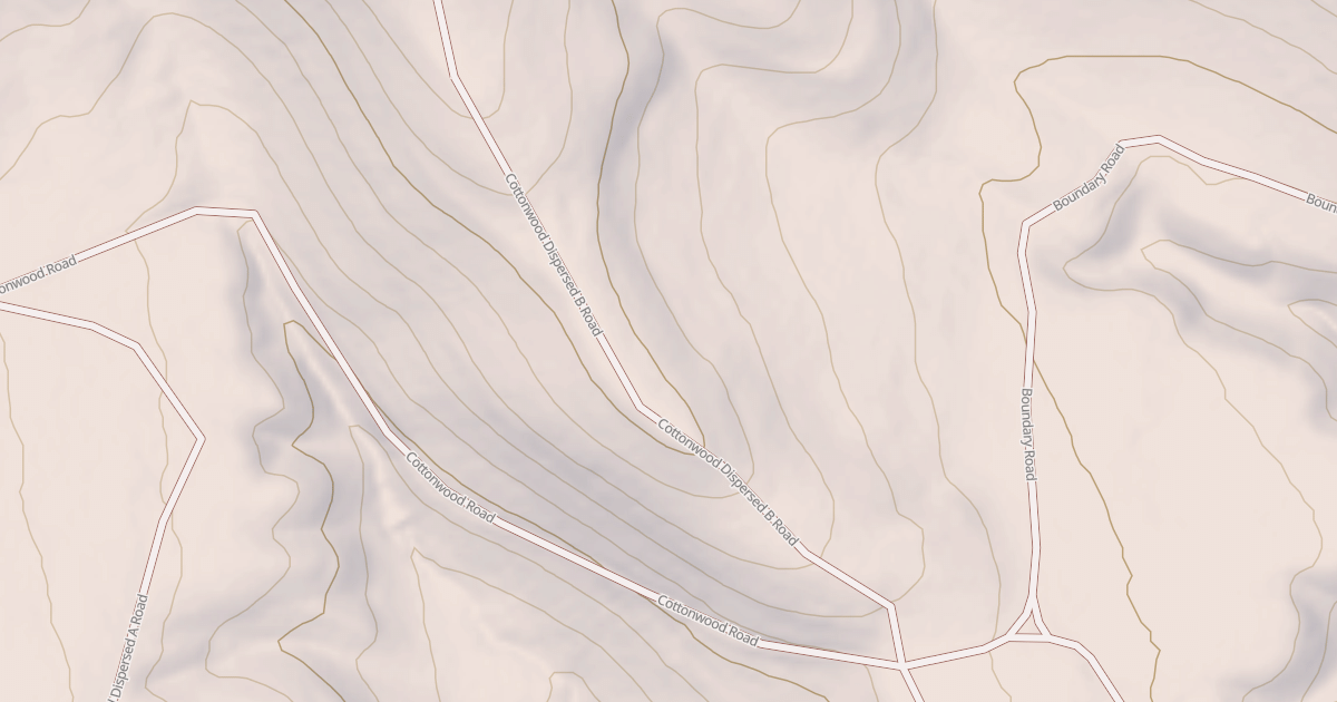 Map preview of COTTONWOOD DISPERSED B