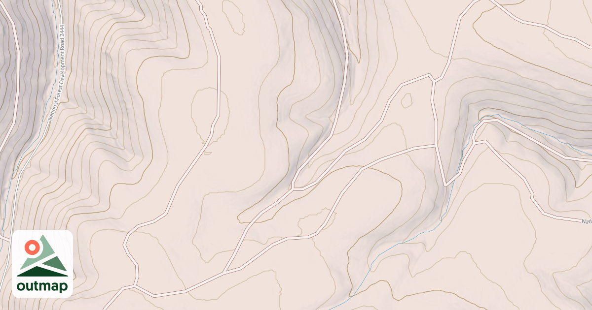 Map of USFS National Forest System Roads {1586B4EA-143B-4C4E-8CD5-793EBA4024FD}