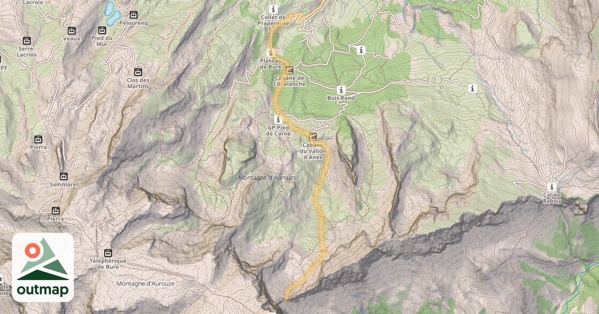 Map of Pas du Follet — IRAM