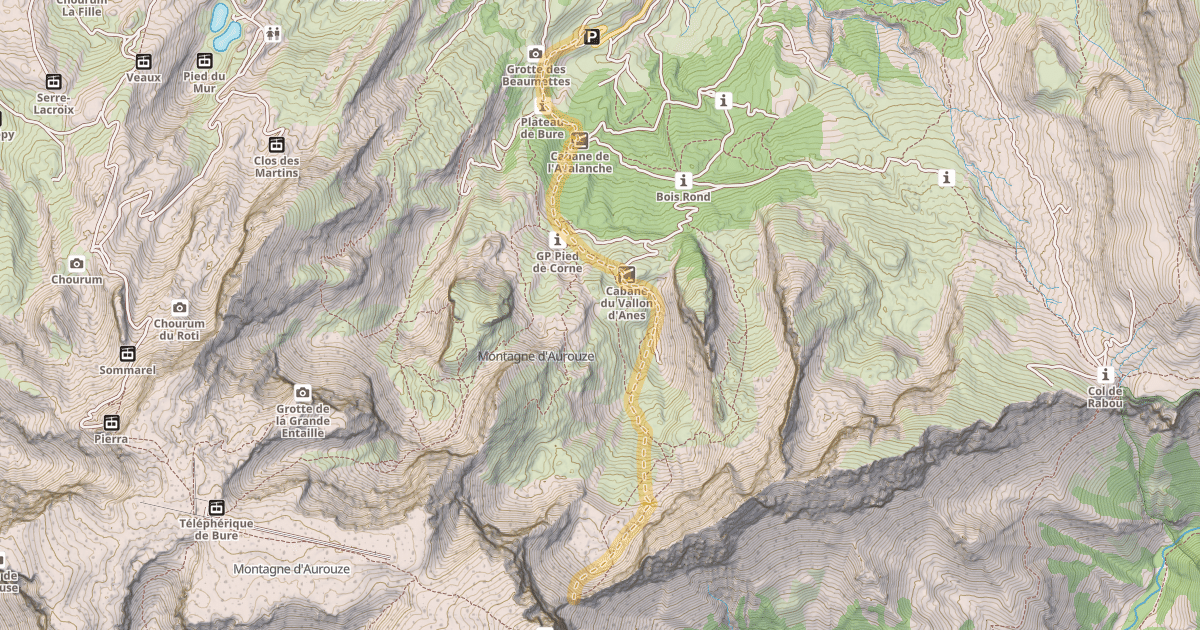 Map preview of Pas du Follet — IRAM
