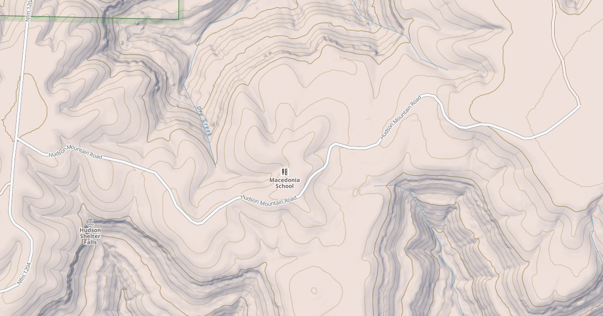 Map preview of HUDSON MOUNTAIN