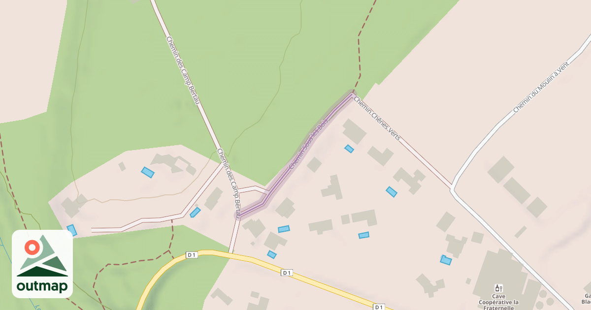 Map of Chemin Sous les Bois