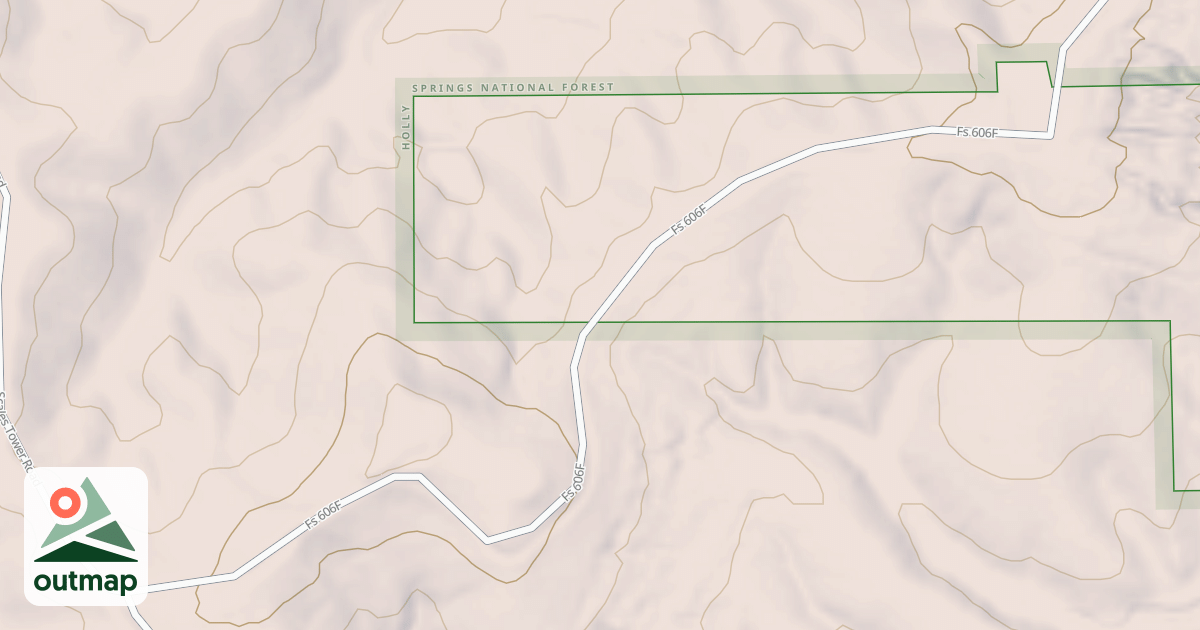 Map of USFS National Forest System Roads {AA5BCD4E-0A03-4D8D-9E2E-4BDE0B0482D3}