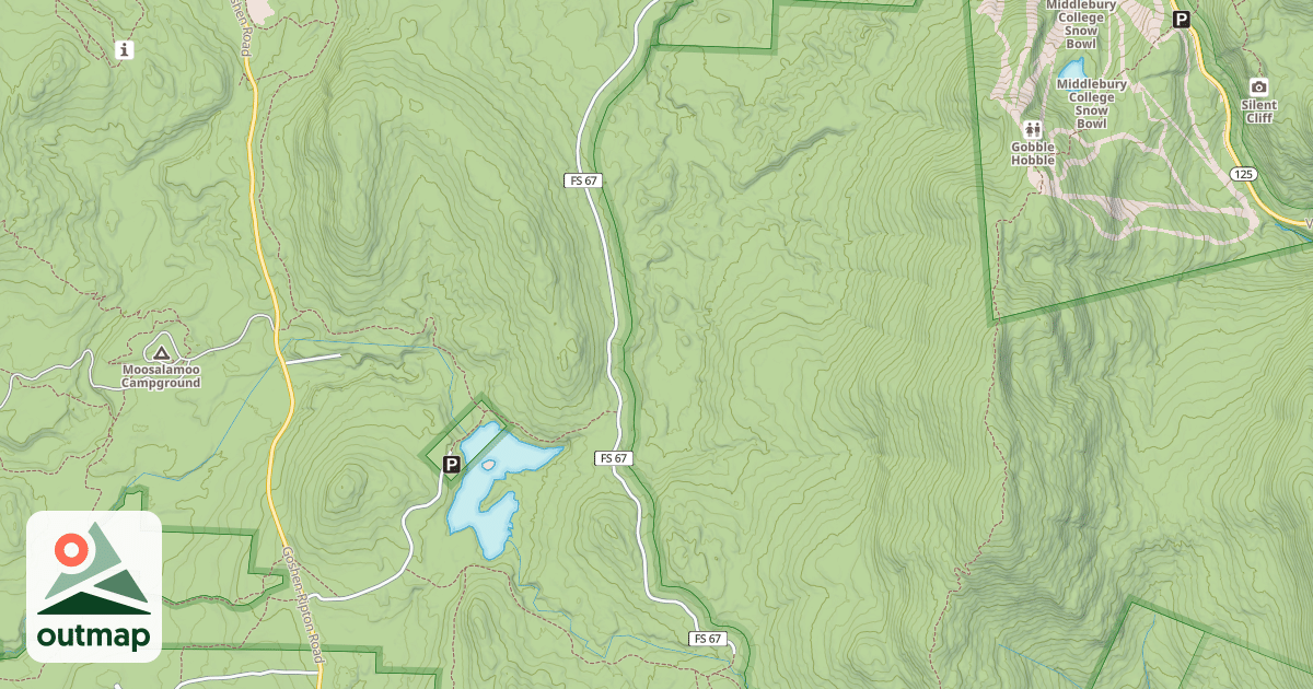 Map of GOSHEN BROOK