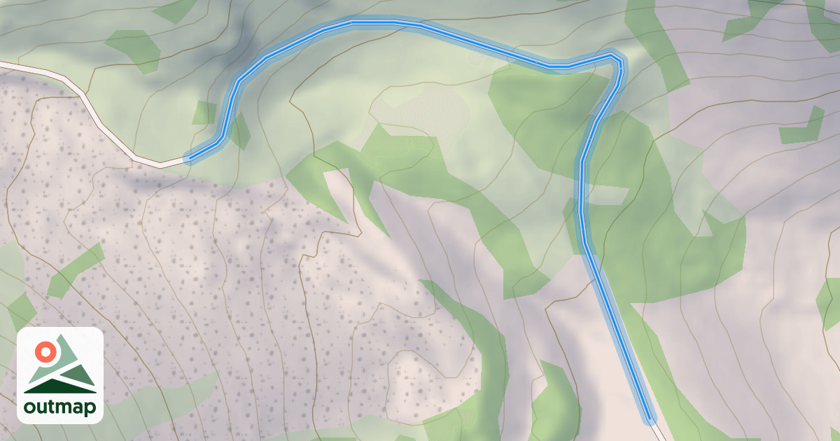 Map of Mt. Ogden Road