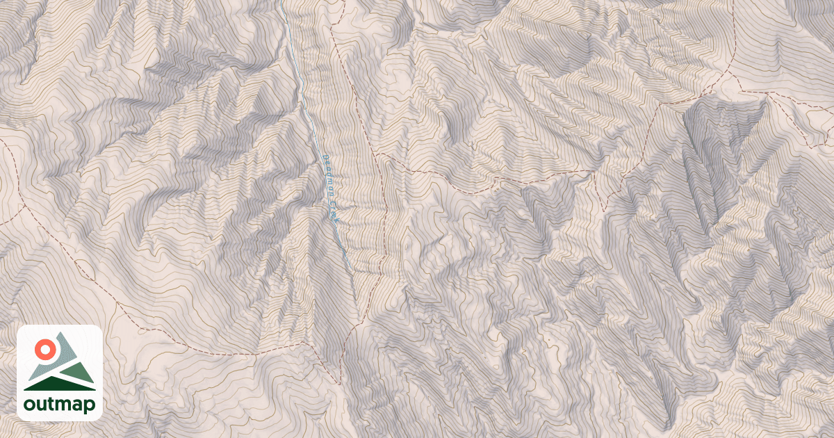 Map of Elk Mountain Ridge