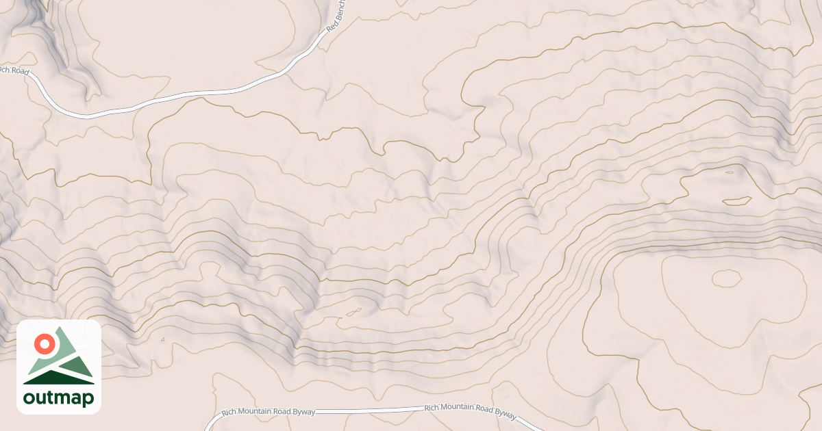 Map of FIFTY-TWO HUMPS ROAD