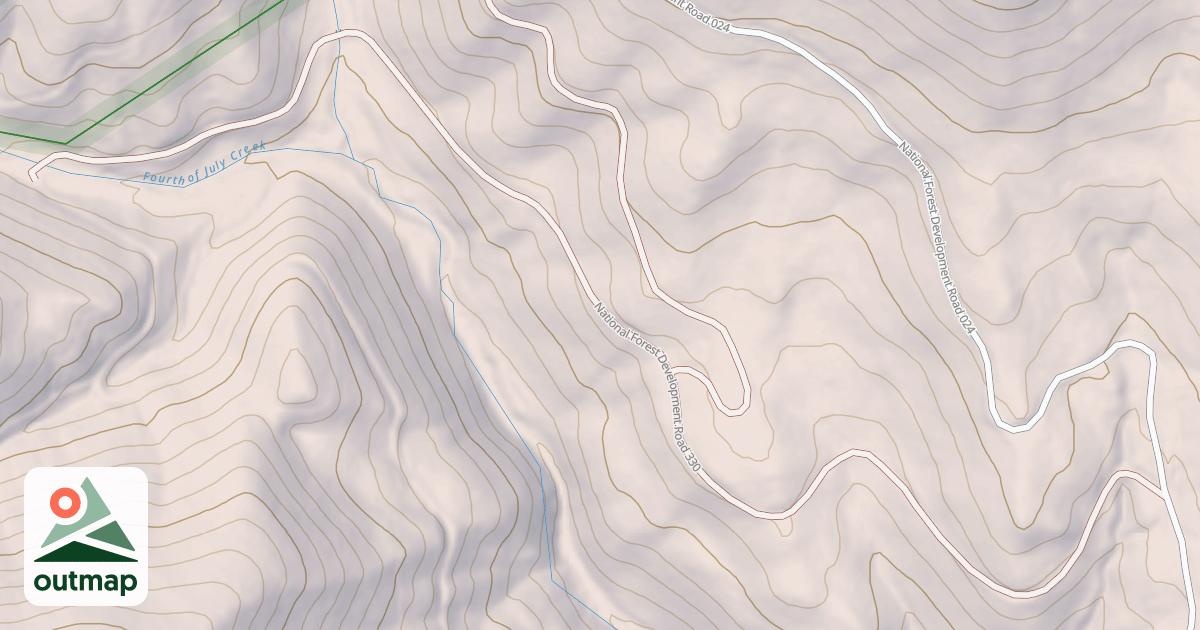 Map of BARTON GULCH