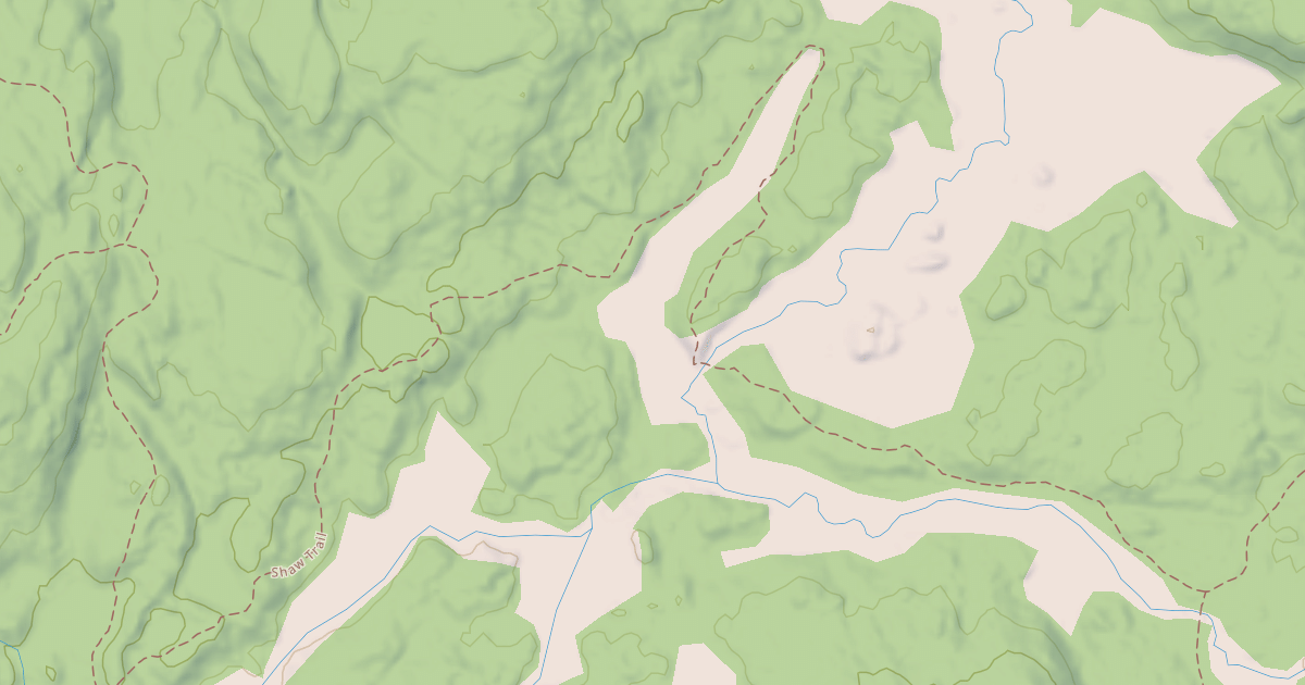 Map preview of Shaw trail