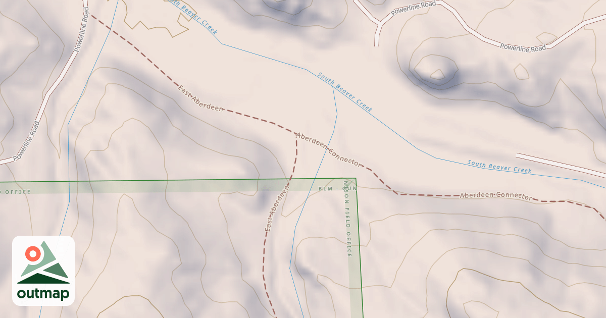 Map of Aberdeen Loop East