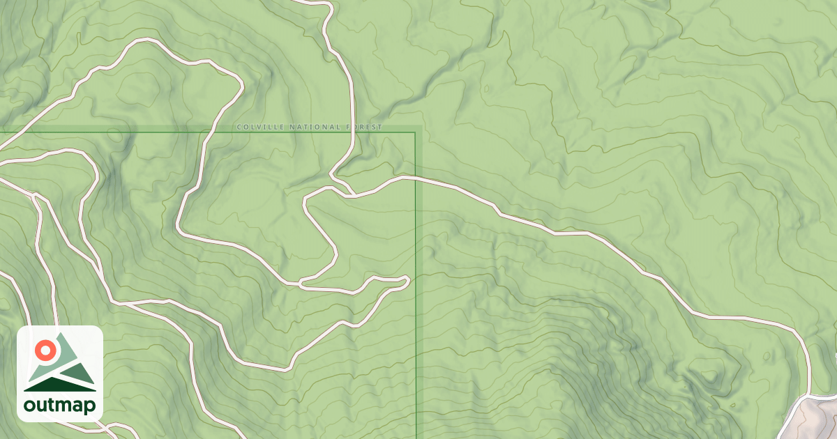 Map of USFS Motor Vehicle Use Map Roads {9B2CC1C9-9ECB-49A5-8B5D-749AD5B0690D}