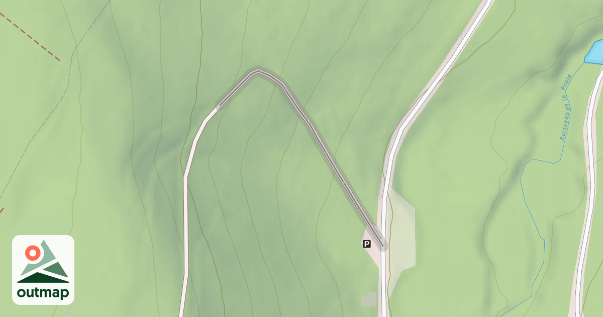 Map of Ancienne Piste de Ski