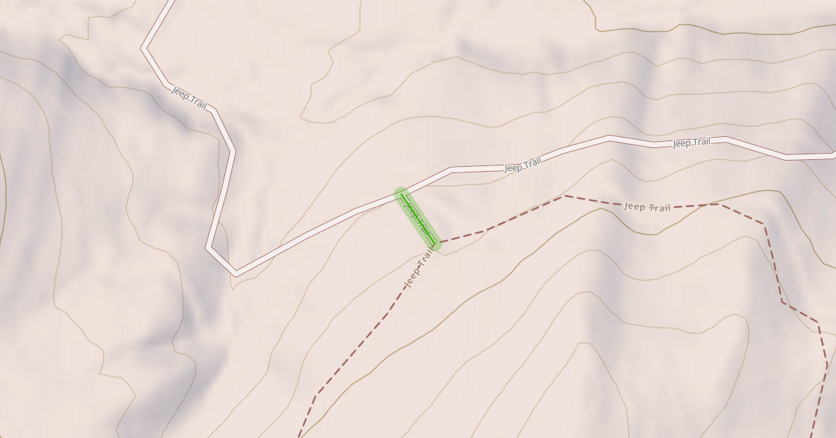 Map preview of Jeep Trail