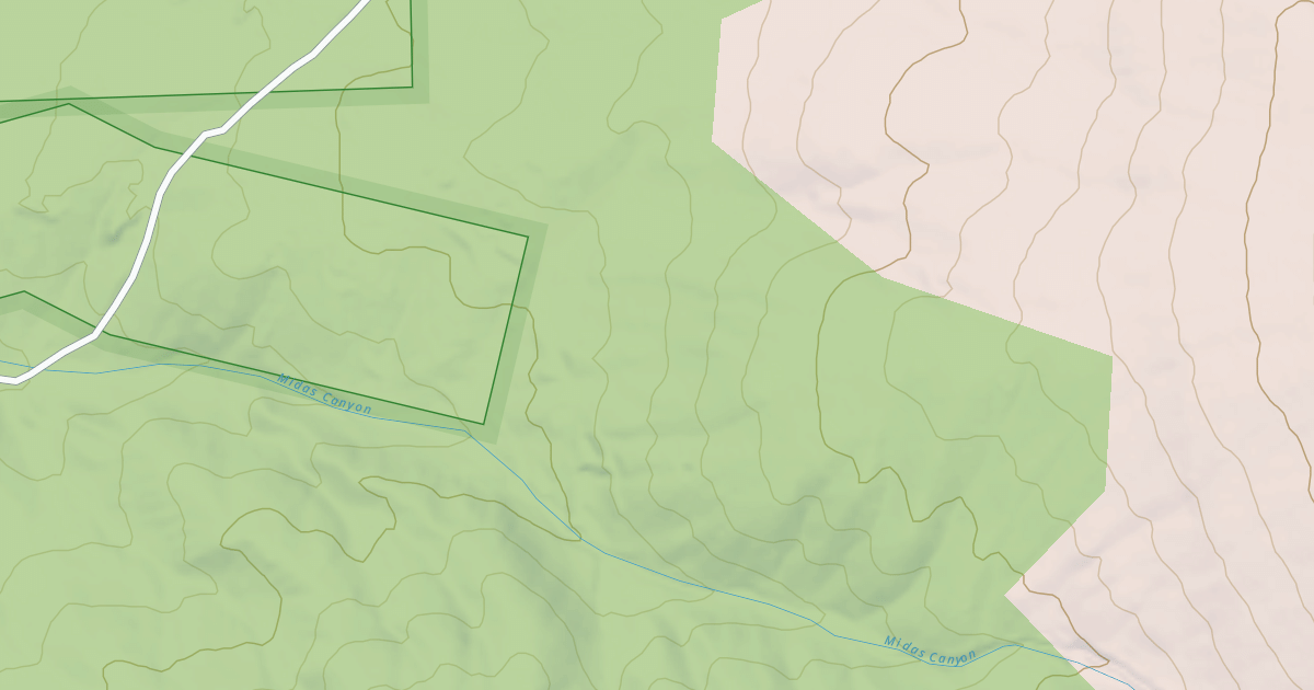Map preview of MIDAS CANYON