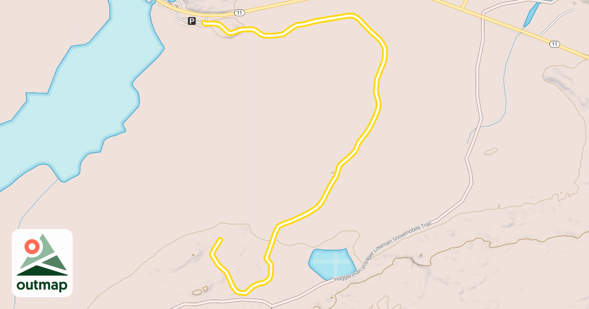 Map of Green Trail