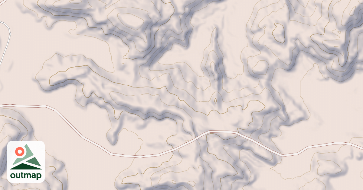 Map of (FDR) BEICEGEL CREEK CUTOFF