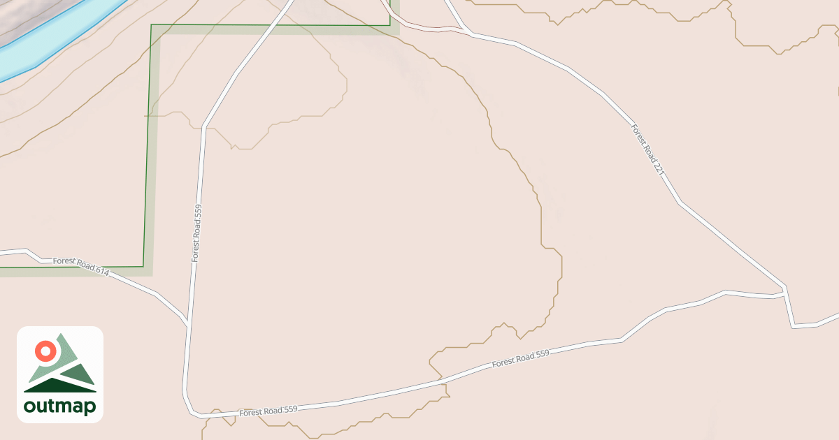 Map of COFFEE POT LODGE LOOP
