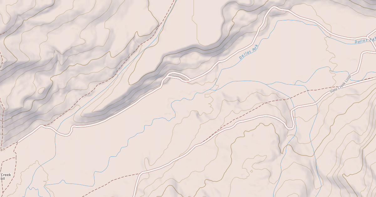 Map preview of Dallas Fork Snowmobile