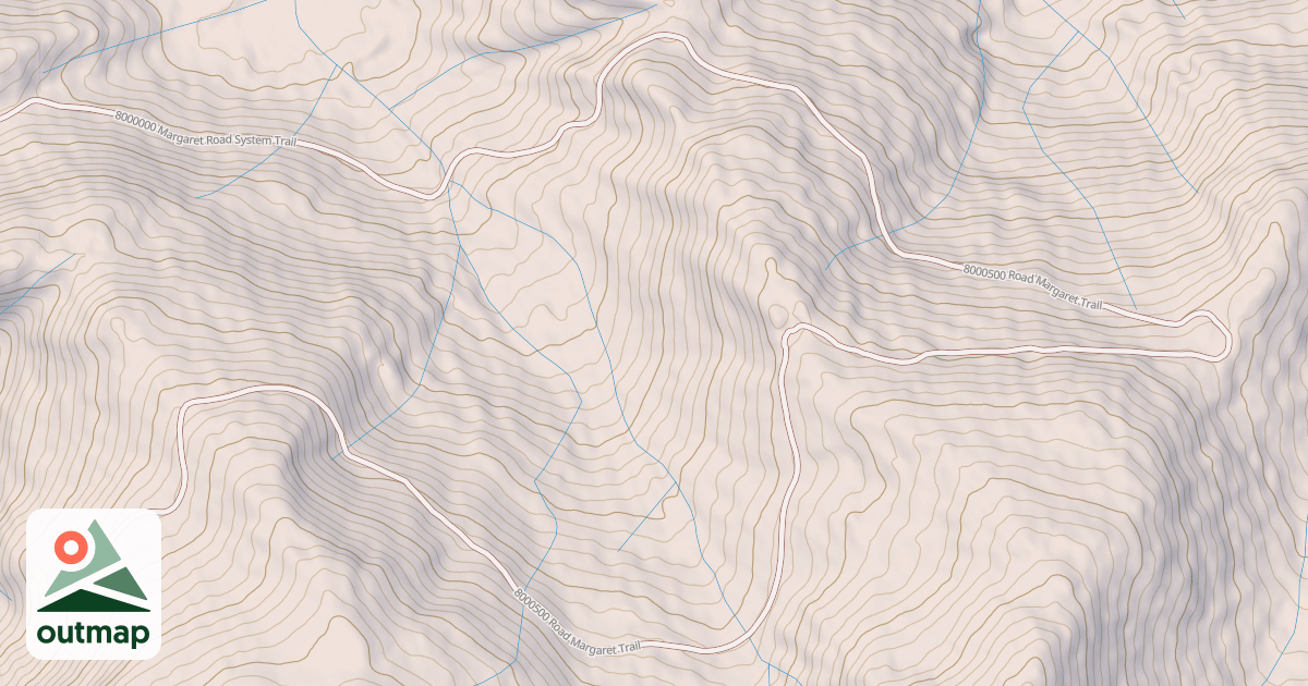 Map of 8000500 ROAD MARGARET