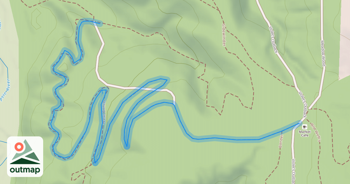 Map of West Bench