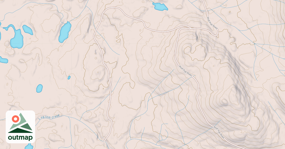 Map of USFS Motor Vehicle Use Map Roads {3582988C-5282-4076-AE5C-D2B60F269621}