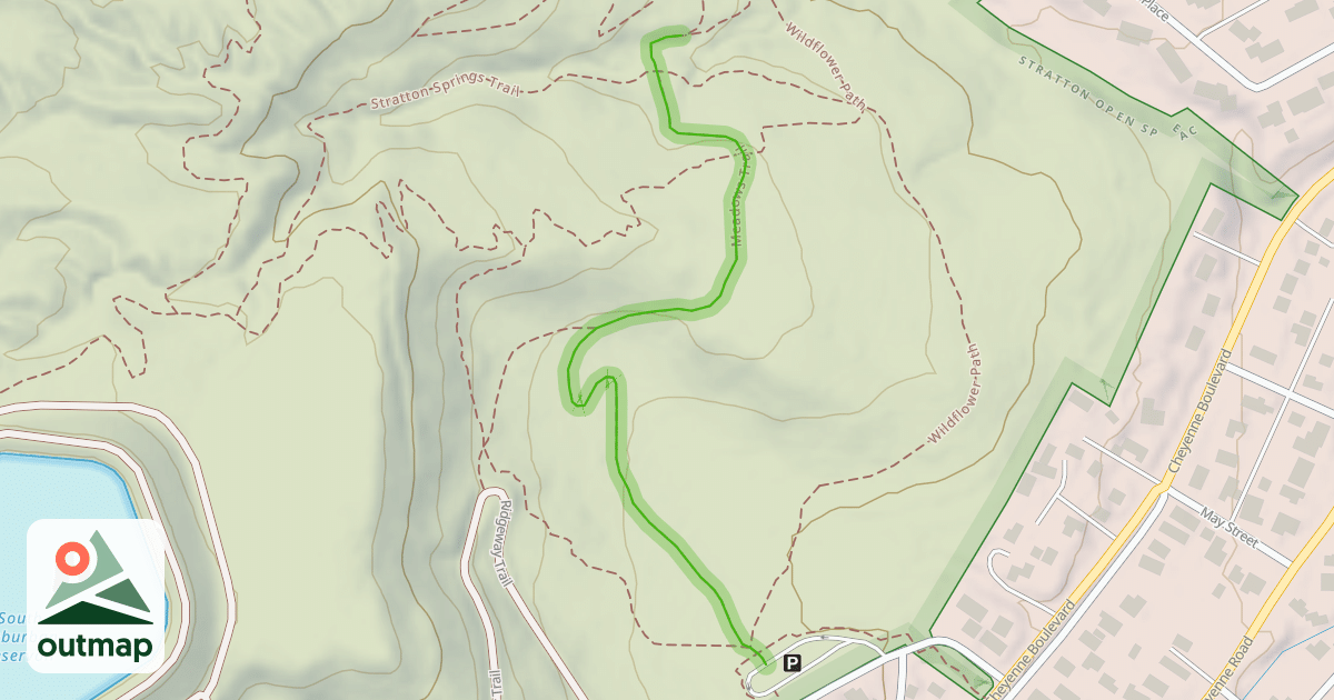 Map of Meadows Trail