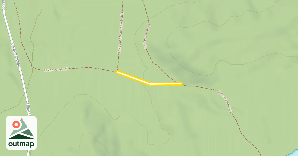 Map of Vahtera Trail