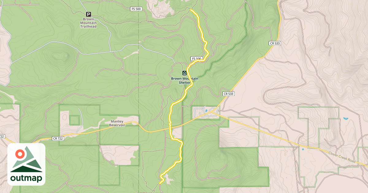 Map of Pacific Crest Trail