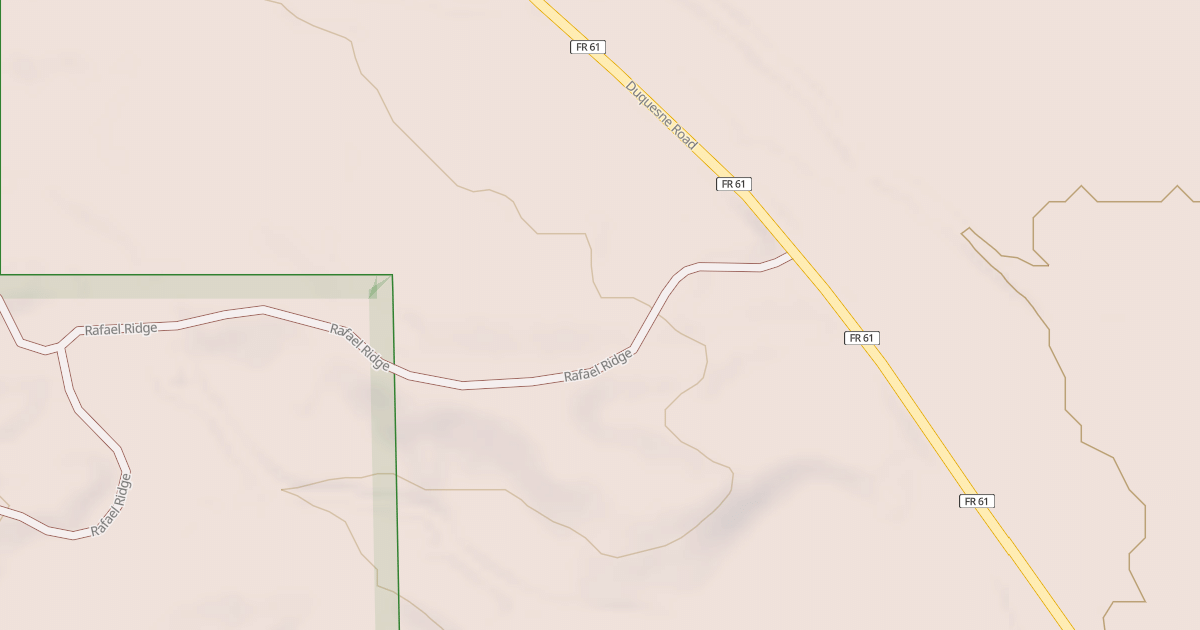 Map preview of RAFAEL RIDGE