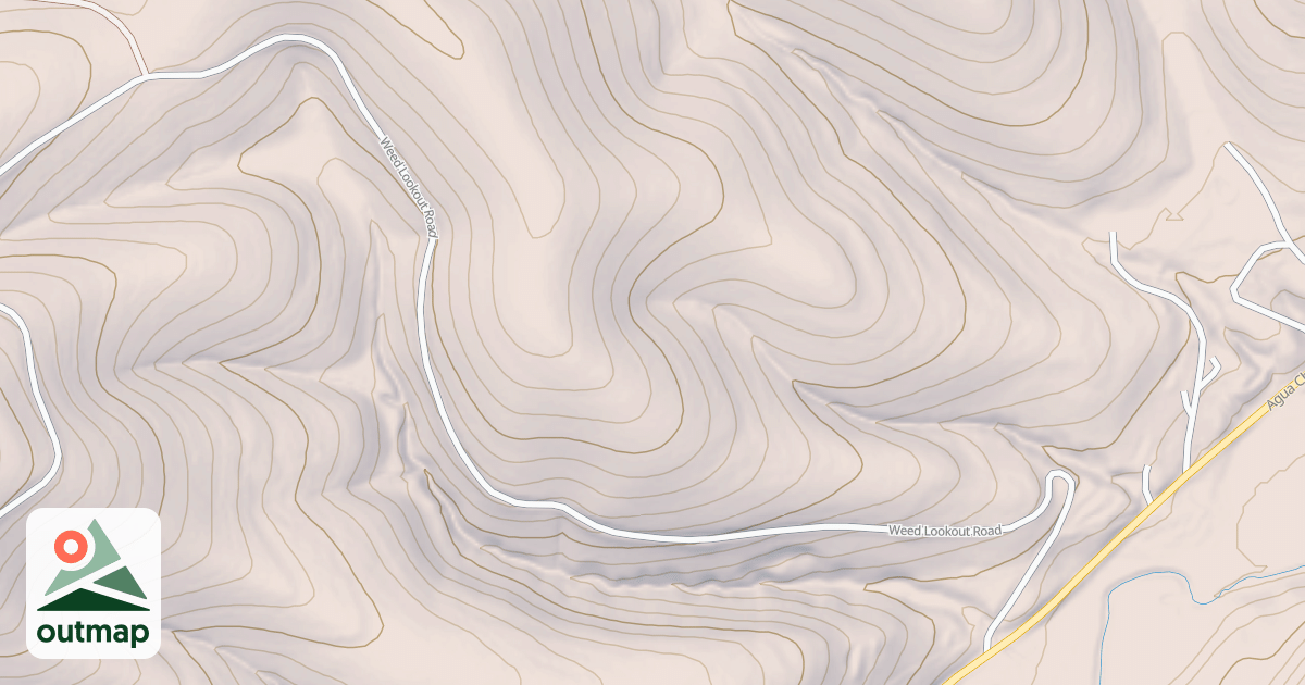 Map of WEED LOOKOUT