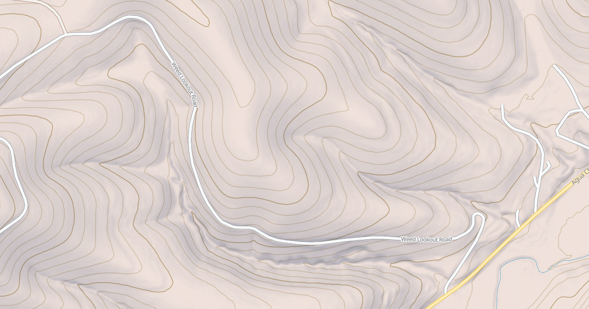 Map preview of WEED LOOKOUT