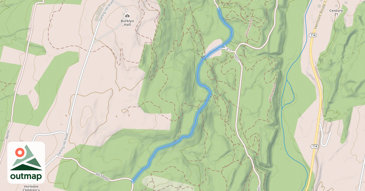 Map of Sugarhouse Run