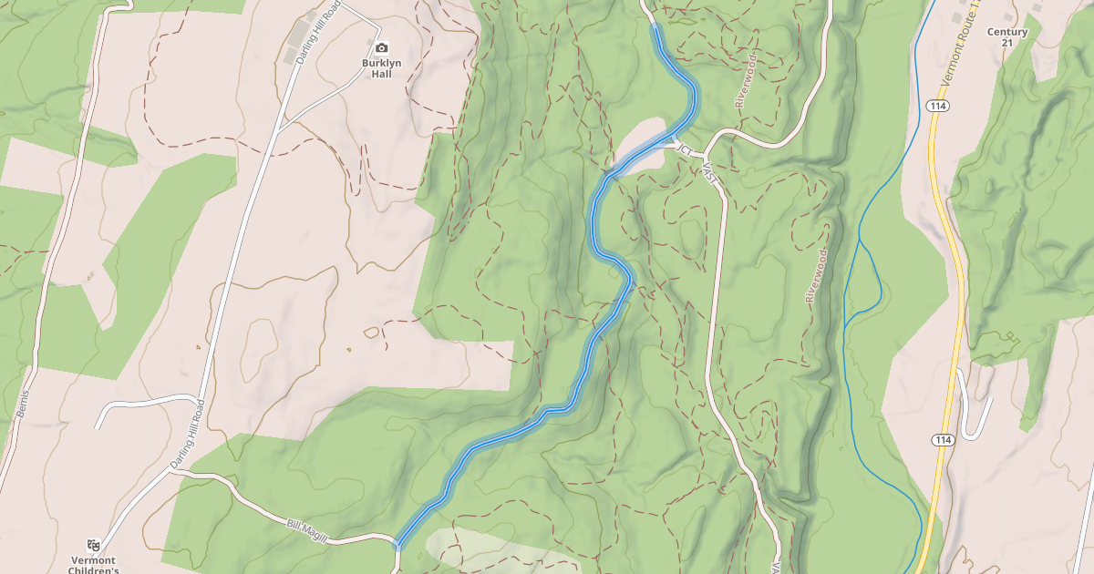 Map preview of Sugarhouse Run