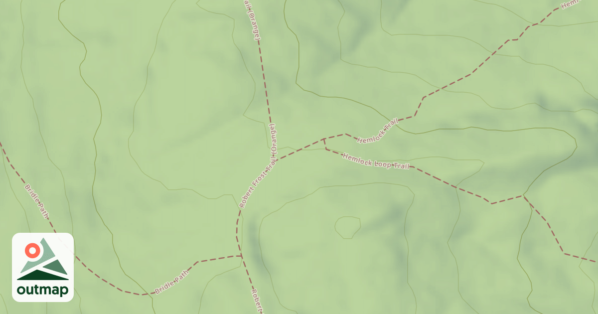 Map of Hemlock Trail