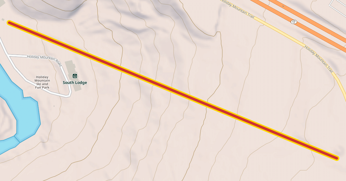 Map preview of Turkey Trot Quad Chairlift