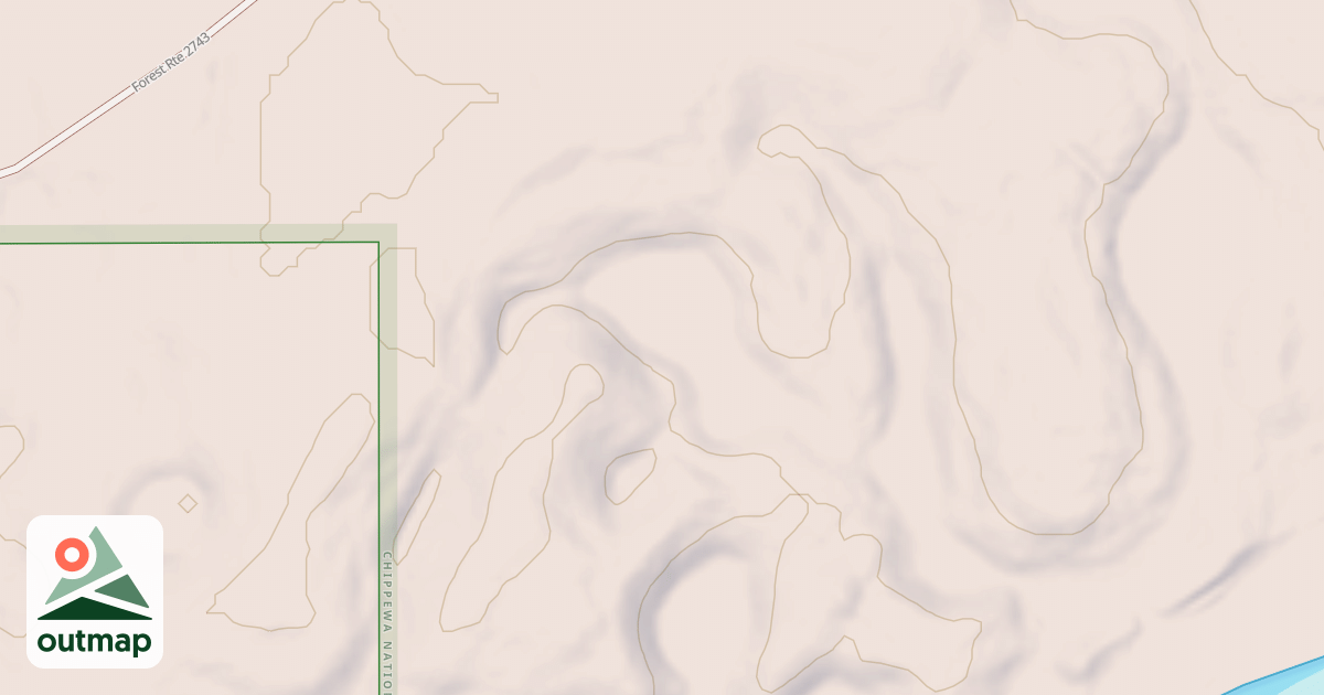 Map of BIRCH LAKE ROAD