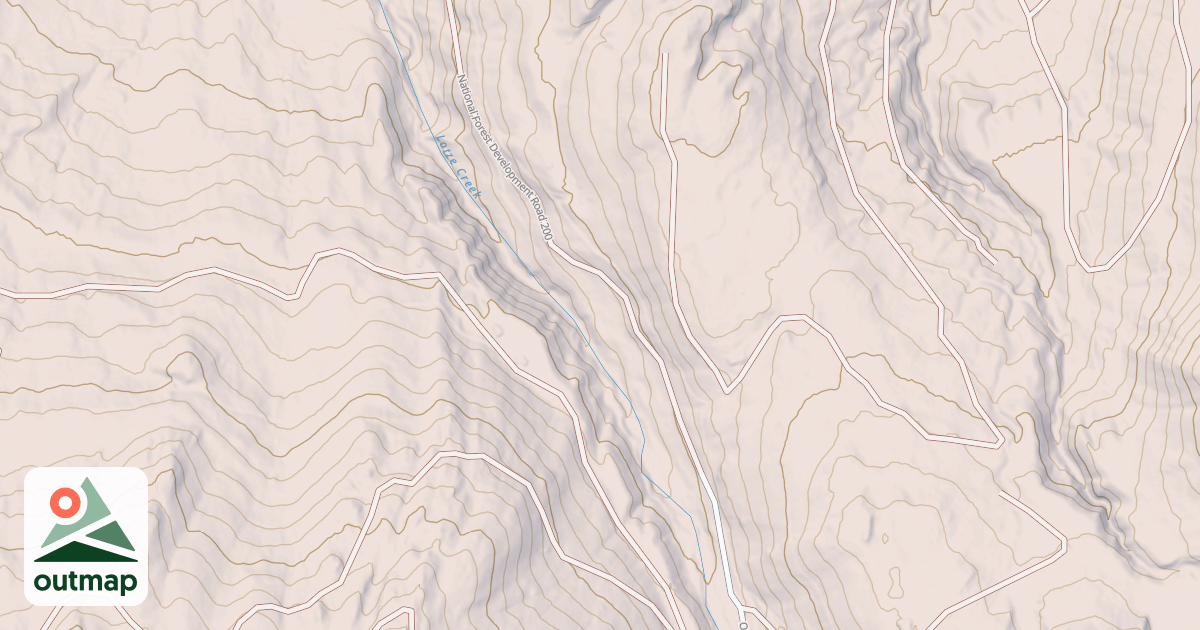 Map of LOTZE CREEK RD