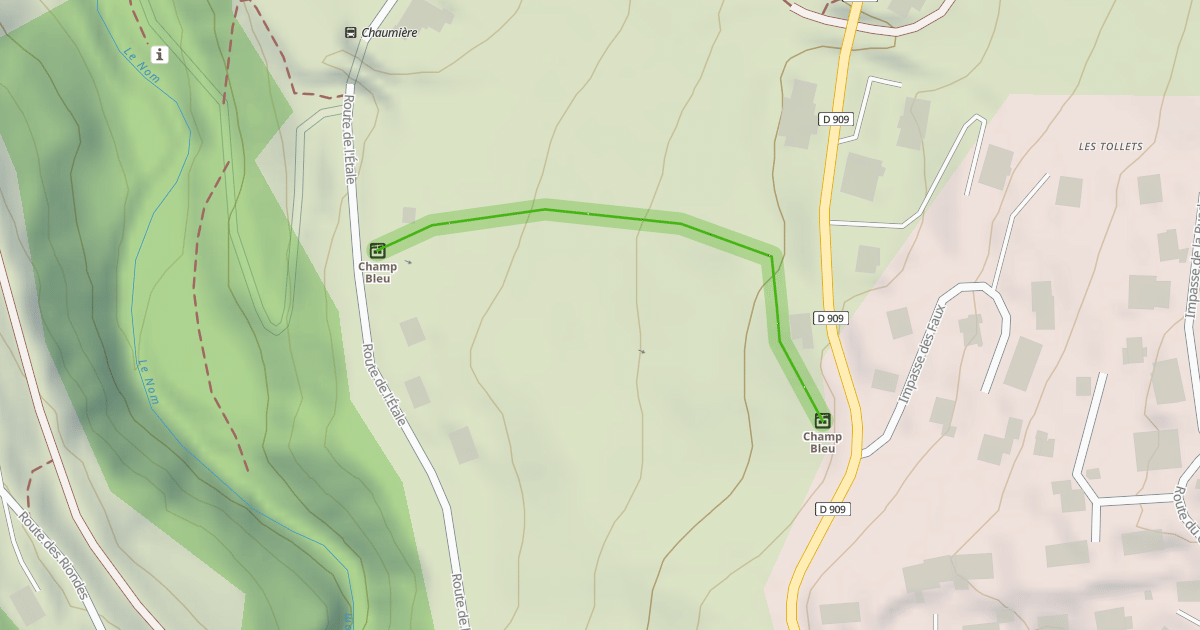 Map preview of Le Champ Bleu