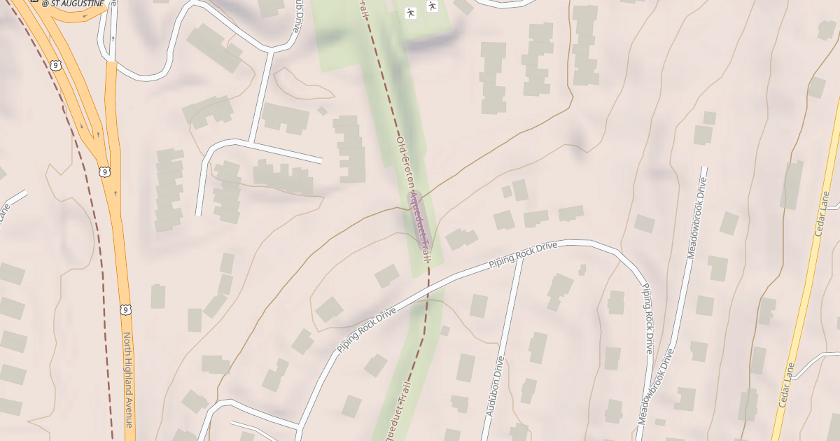 Map preview of Old Croton Aqueduct Trail