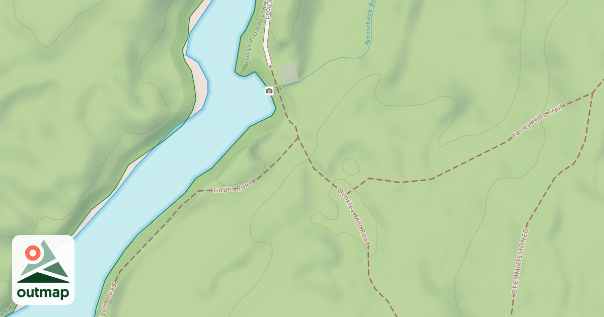 Map of Dunklee Mill Rd