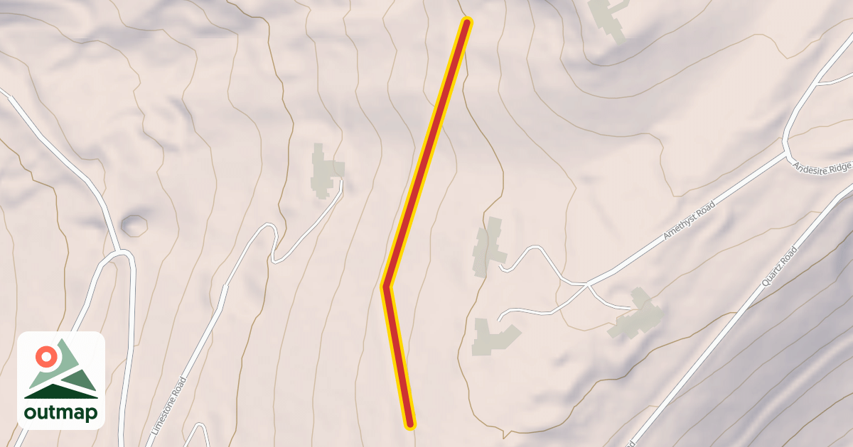 Map of Andesite Point
