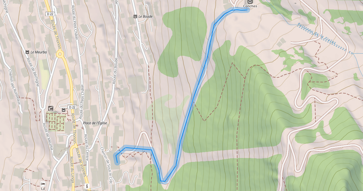 Map preview of La Combe