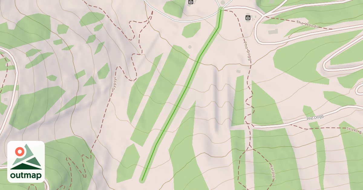 Map of Lower Main Street