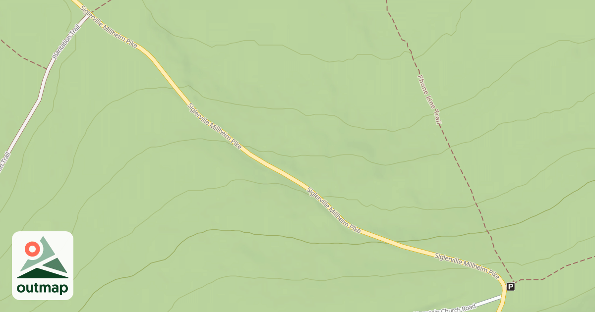 Map of Bald Eagle State Forest Snowmobile Trails
