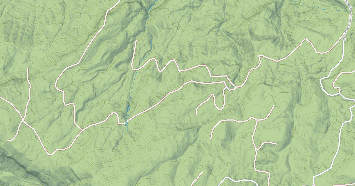 Map preview of HALL CREEK