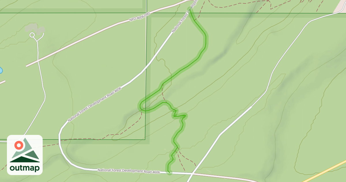 Map of Phil's Shevlin Park Connector