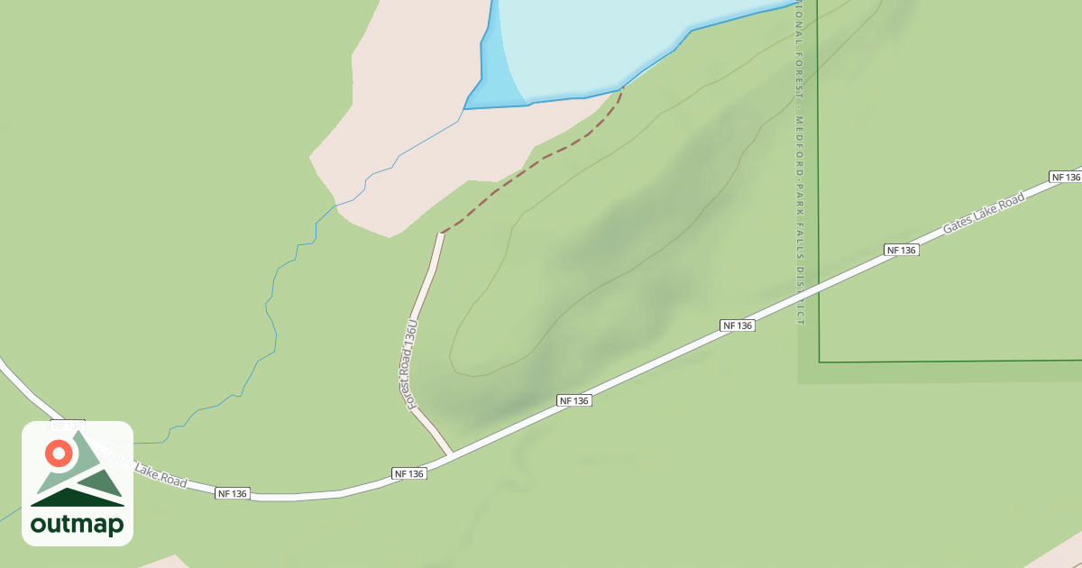 Map of FR 136U
