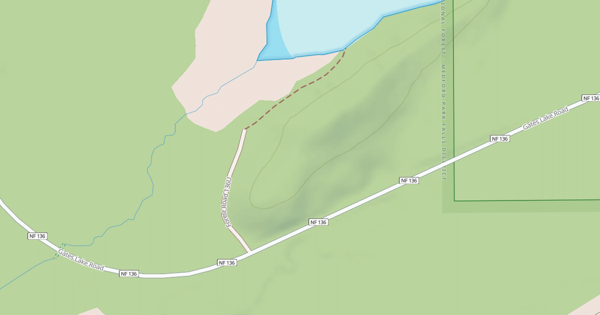 Map preview of FR 136U
