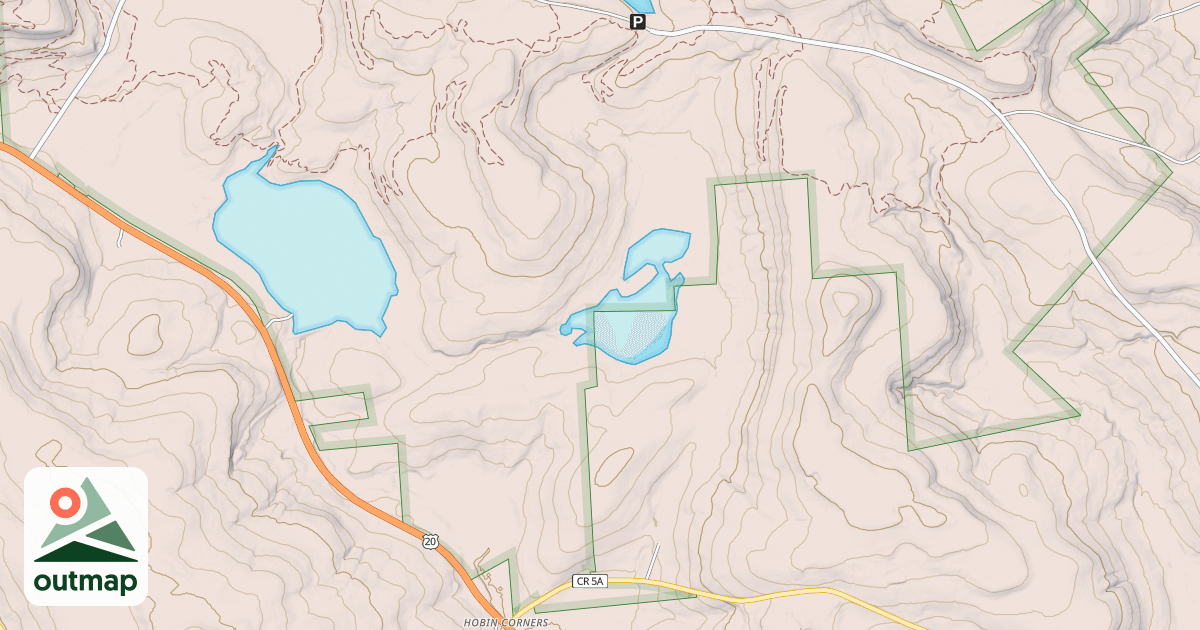 Map of Unnamed Snowmobile Trail